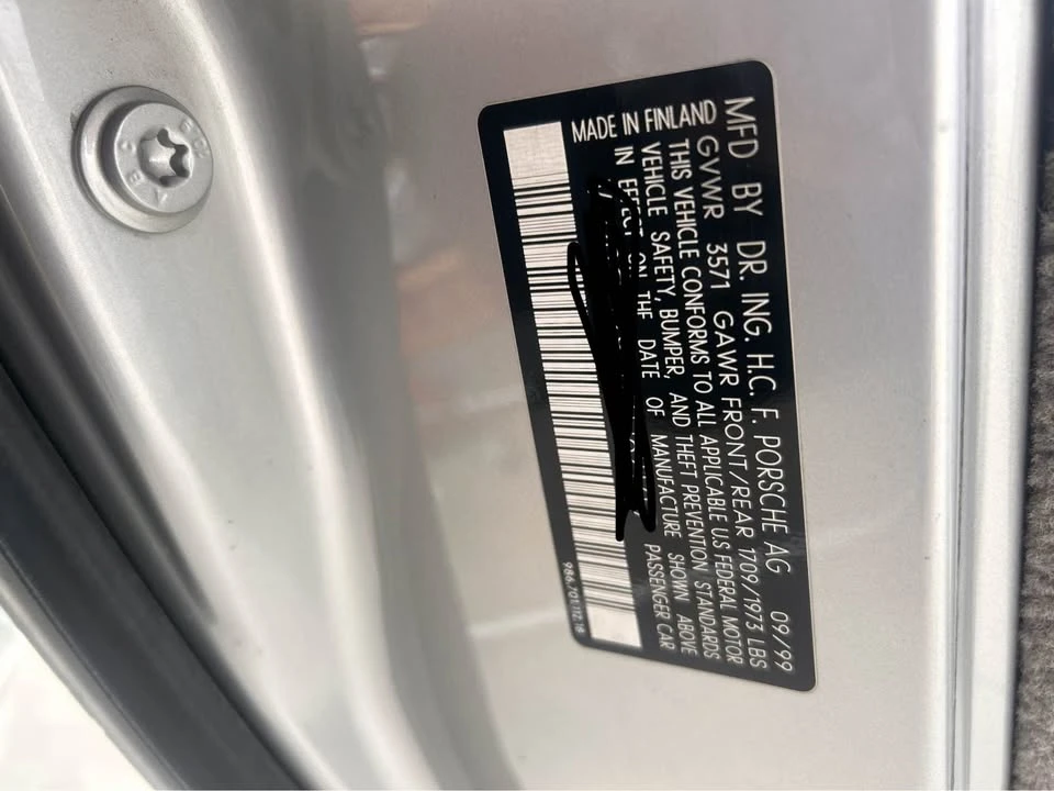 1999 Porsche 986 Boxster S - Image 8 of 8