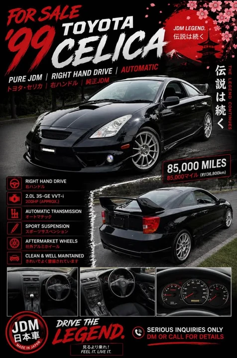 1999 Toyota Celica 6th Gen - Image 6 of 8