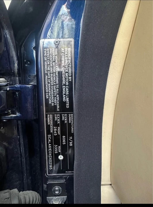 1999 Rolls-Royce Silver Seraph - Image 11 of 20