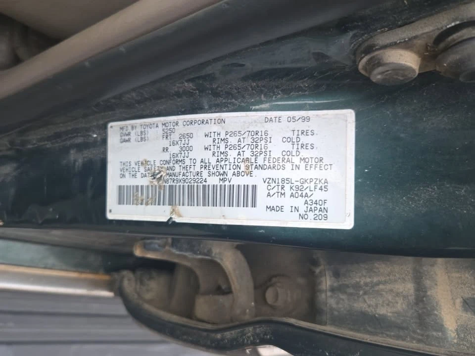 1999 Toyota 4Runner 3rd Gen - Image 15 of 15