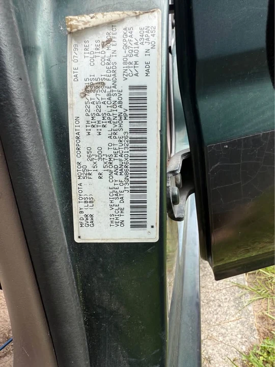 1999 Toyota 4Runner 3rd Gen - Image 15 of 16