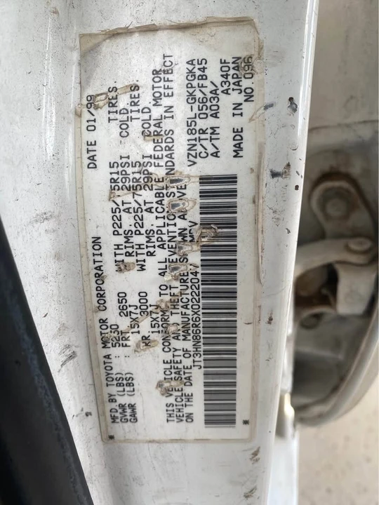 1999 Toyota 4Runner 3rd Gen - Image 14 of 14