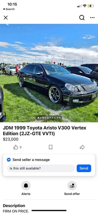 1999 Toyota Aristo - Image 7 of 7