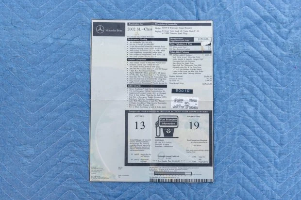 2002 Mercedes-Benz R129 SL-Class - Image 8 of 9