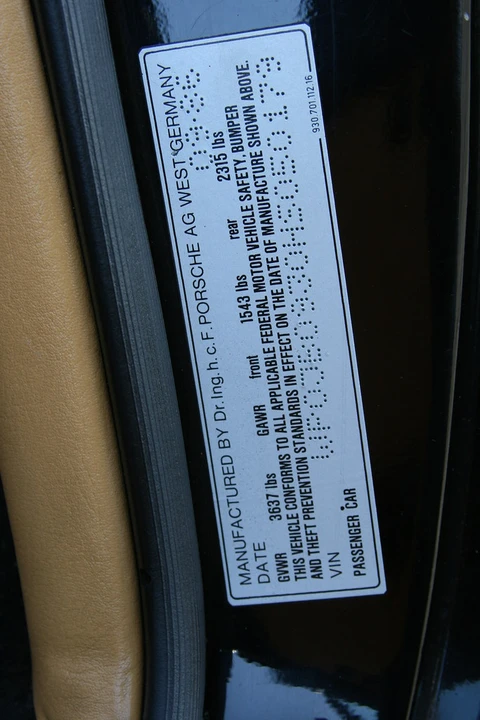 1987 Porsche 930 Turbo - Image 28 of 31