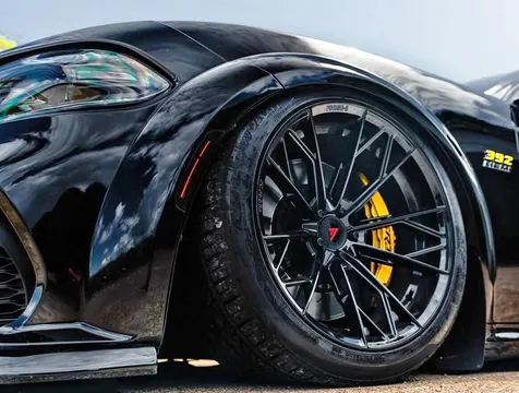 Parts & Memorabilia Ferrada Fr11 Obsidian Black Staggered Wheels