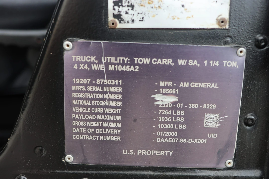 2000 Hummer HMMWV - Image 31 of 31