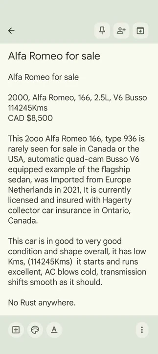 2000 Alfa Romeo 166 - Image 10 of 13
