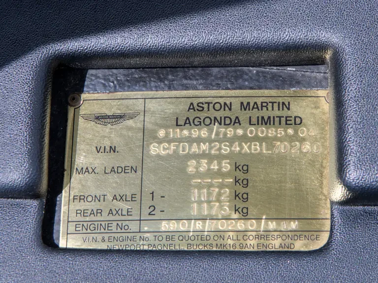 2000 Aston Martin Vantage (1993-2000) - Image 24 of 31