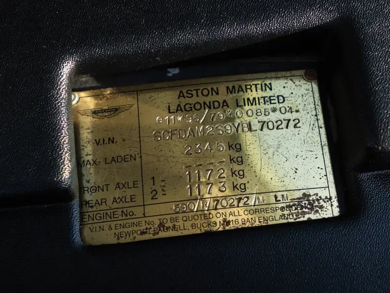 2000 Aston Martin Vantage (1993-2000) - Image 31 of 31