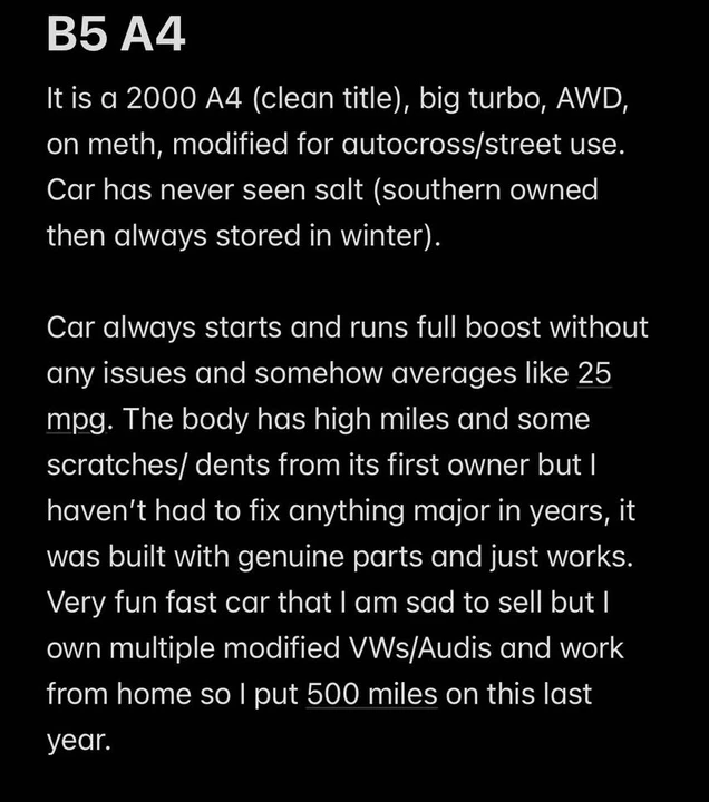 2000 Audi B5 A4 - Image 9 of 11