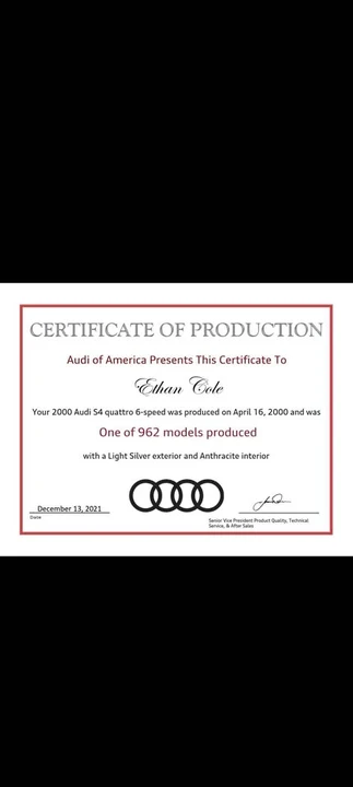 2000 Audi B5 S4 - Image 5 of 13