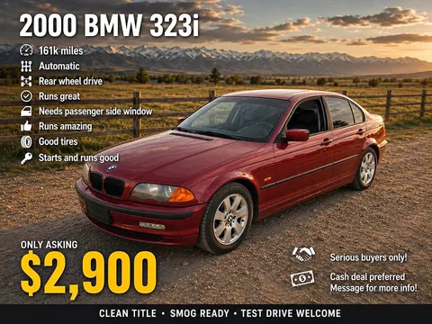 2000 BMW 323i Sedan