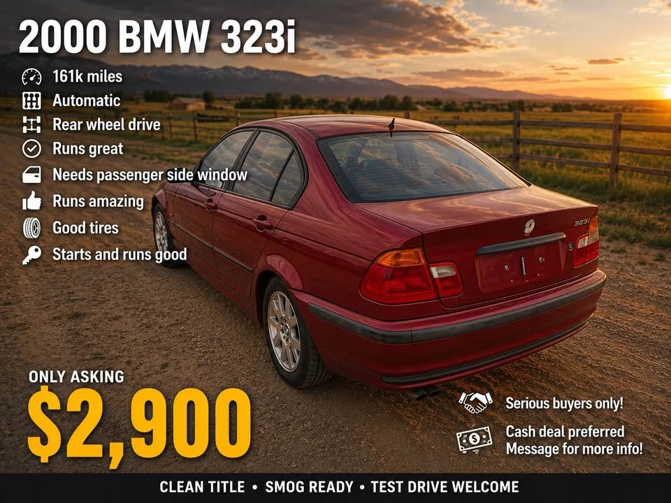2000 BMW E46 3 Series - Image 2 of 4