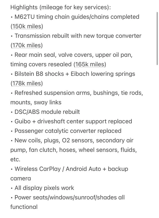 2000 BMW E38 7 Series - Image 18 of 20