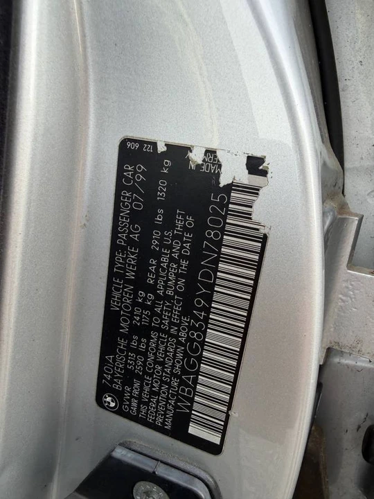 2000 BMW E38 7 Series - Image 14 of 21
