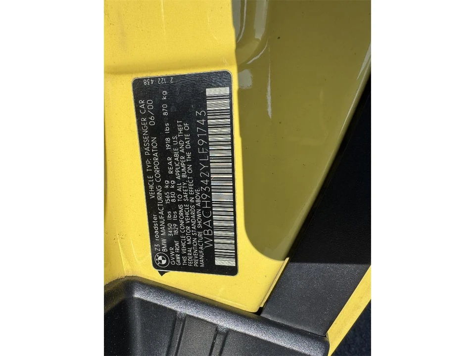 2000 BMW Z3 Roadster - Image 21 of 22