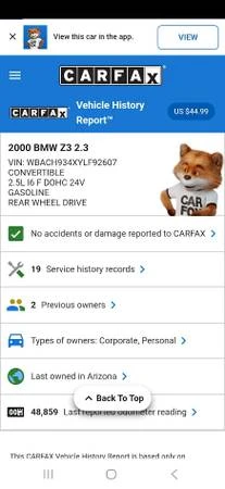 2000 BMW Z3 Roadster - Image 21 of 21