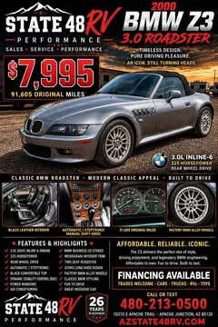 2000 BMW Z3 3.0i Roadster 2D