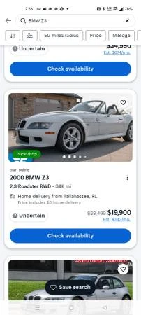 2000 BMW Z3 Roadster - Image 11 of 11
