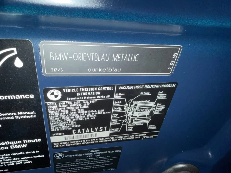 2000 BMW E39 540i - Image 20 of 20