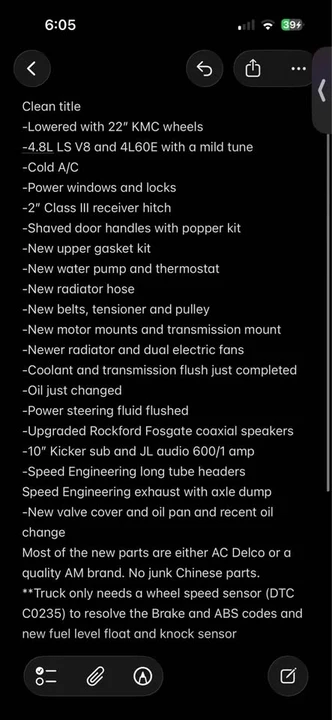 2000 Chevrolet Silverado 1st Gen - Image 13 of 13