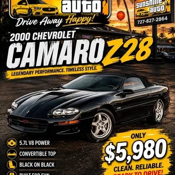 2000 Chevrolet Camaro Z28 Convertible