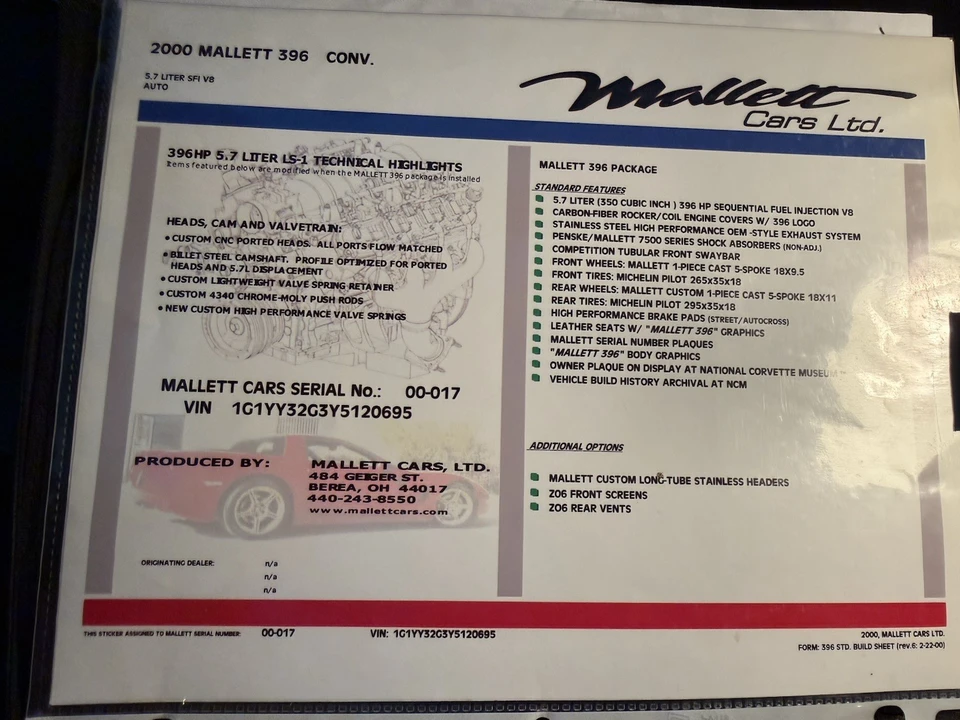 2000 Chevrolet Corvette - Image 22 of 24