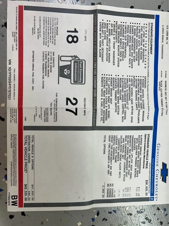2000 Chevrolet Corvette C5 - Image 11 of 16