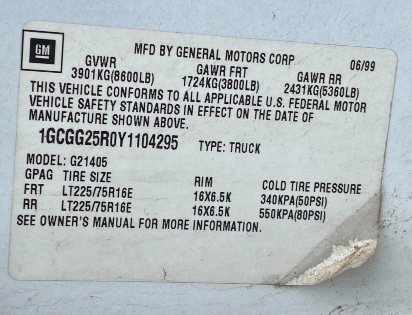 2000 Chevrolet Express - Image 19 of 20