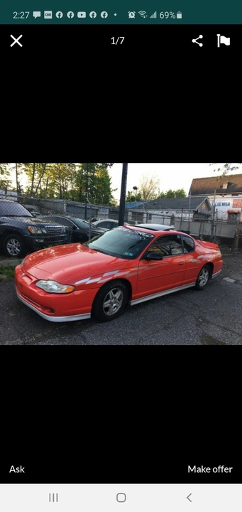 2000 Chevrolet Monte Carlo 6th Gen - Image 7 of 10