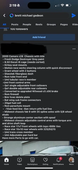 2000 Chevrolet Camaro 4th Gen - Image 15 of 15