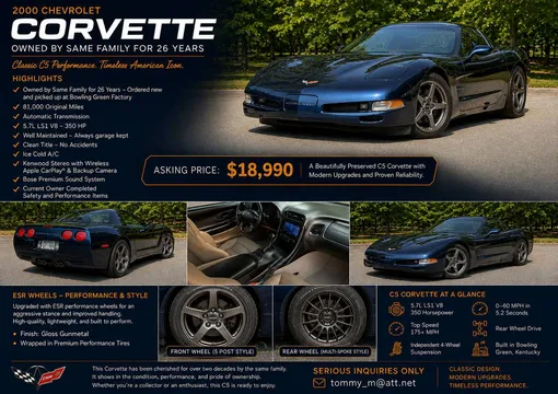 2000 Chevrolet Corvette Coupe