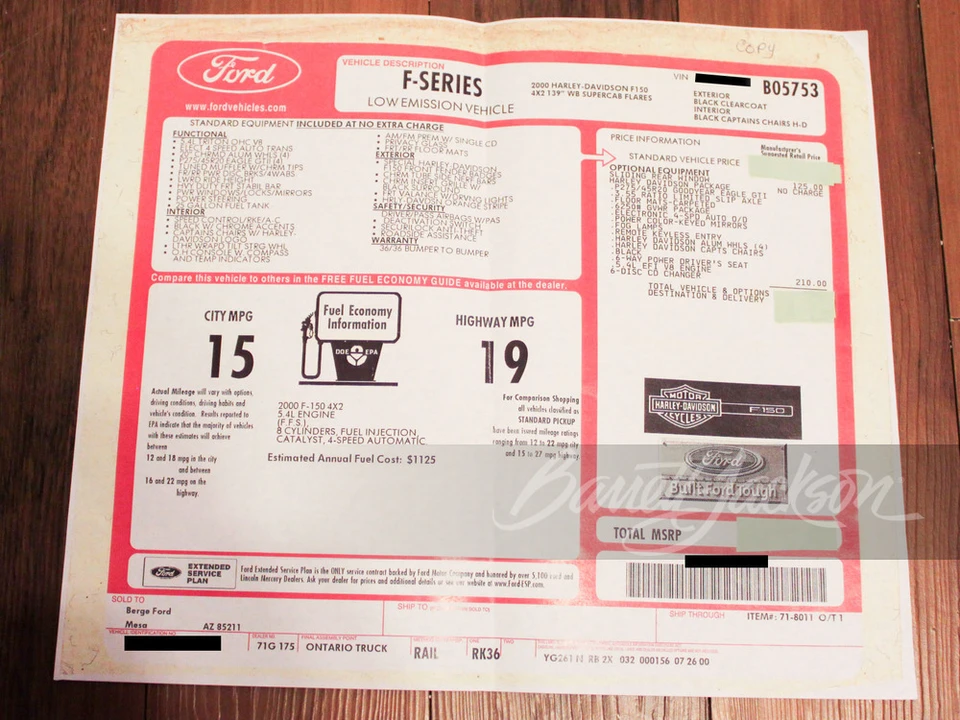 2000 Ford F-150 10th Gen - Image 9 of 10