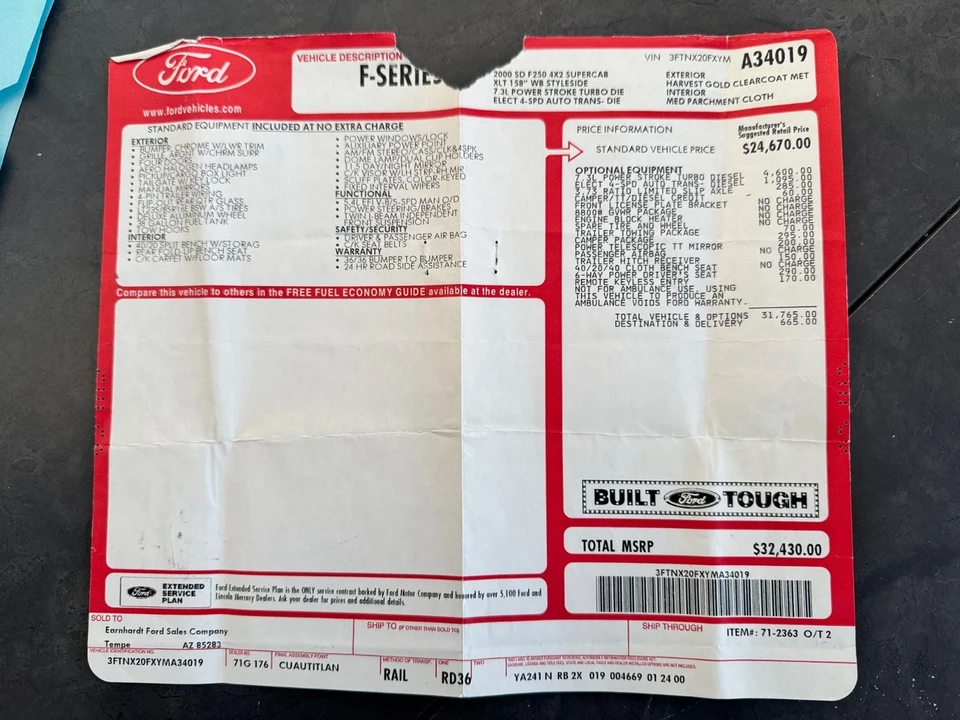 2000 Ford F-Series 9th Gen - Image 11 of 21