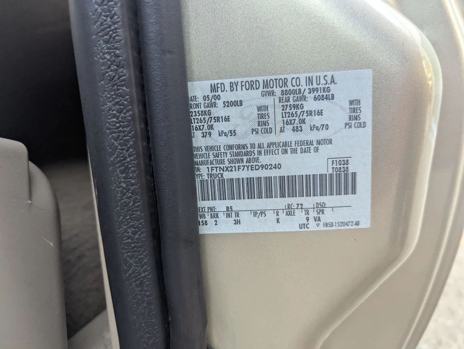 2000 Ford Super Duty 1st Gen - Image 17 of 17