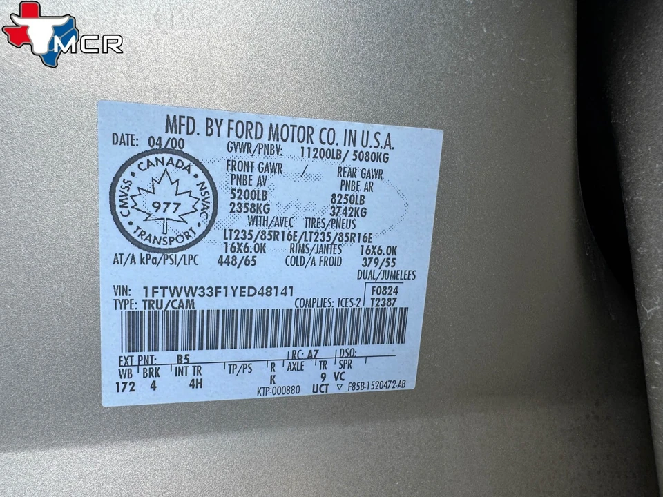 2000 Ford Super Duty 1st Gen - Image 31 of 31