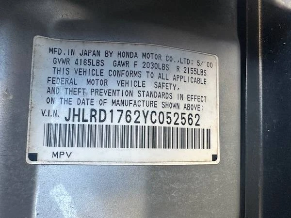 2000 Honda CR-V 1st Gen - Image 7 of 19