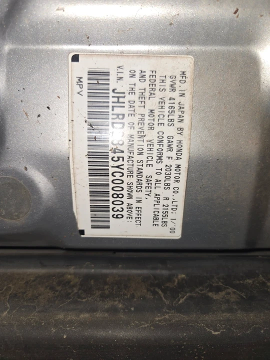 2000 Honda CR-V 1st Gen - Image 3 of 13