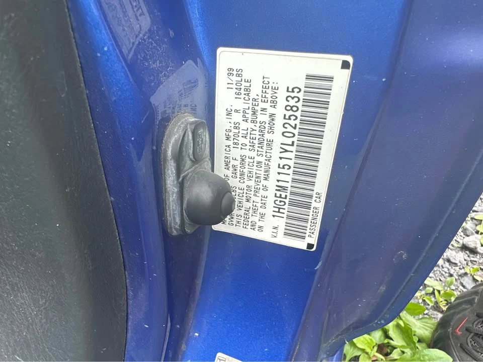 2000 Honda EM1 Civic Si - Image 6 of 8