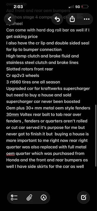 2000 Honda AP1 S2000 - Image 11 of 12
