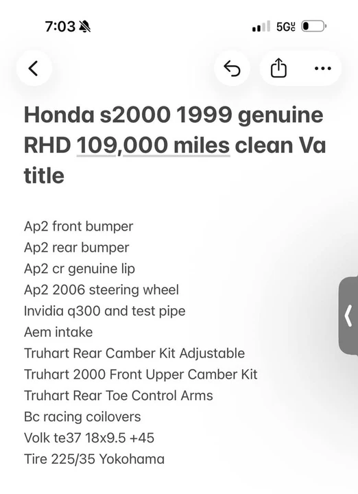 2000 Honda AP1 S2000 - Image 9 of 9