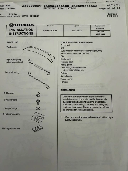 2000 Honda AP1 S2000 - Image 17 of 20