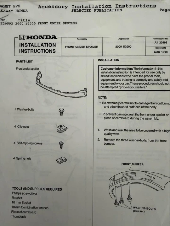 2000 Honda AP1 S2000 - Image 19 of 20