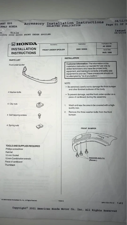 2000 Honda AP1 S2000 - Image 18 of 20