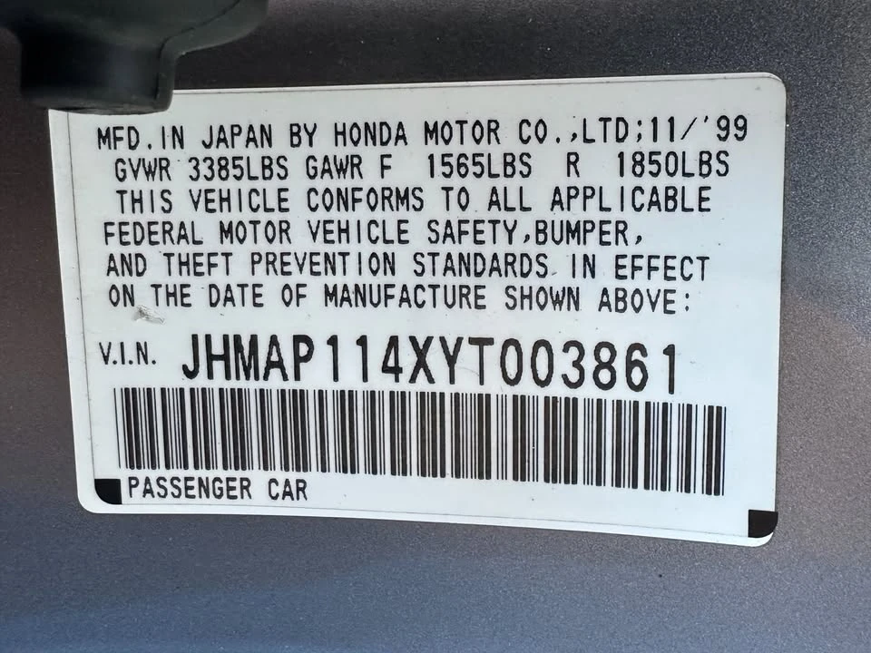 2000 Honda AP1 S2000 - Image 19 of 20