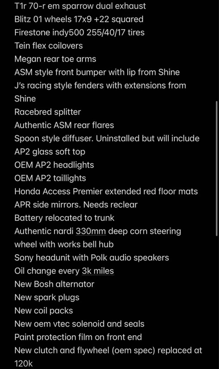 2000 Honda AP1 S2000 - Image 7 of 8