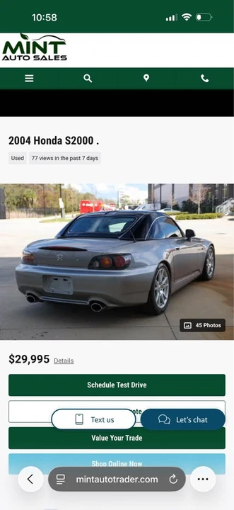 2000 Honda AP1 S2000 - Image 6 of 7