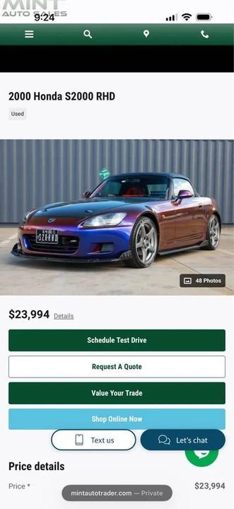 2000 Honda AP1 S2000 - Image 4 of 4