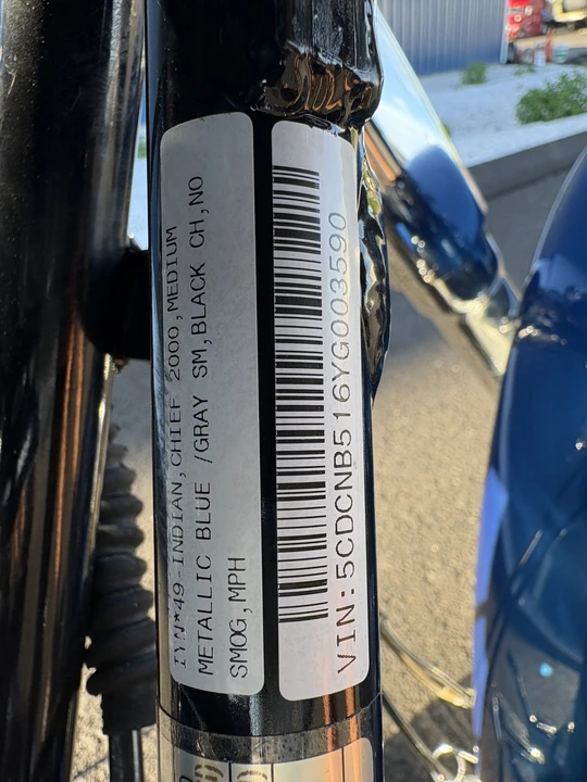 2000 Indian Chief - Image 31 of 31